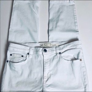 Free people ankle white jean 31